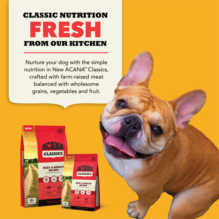 ACANA Classics Dry Dog Food Beef & Barley Recipe