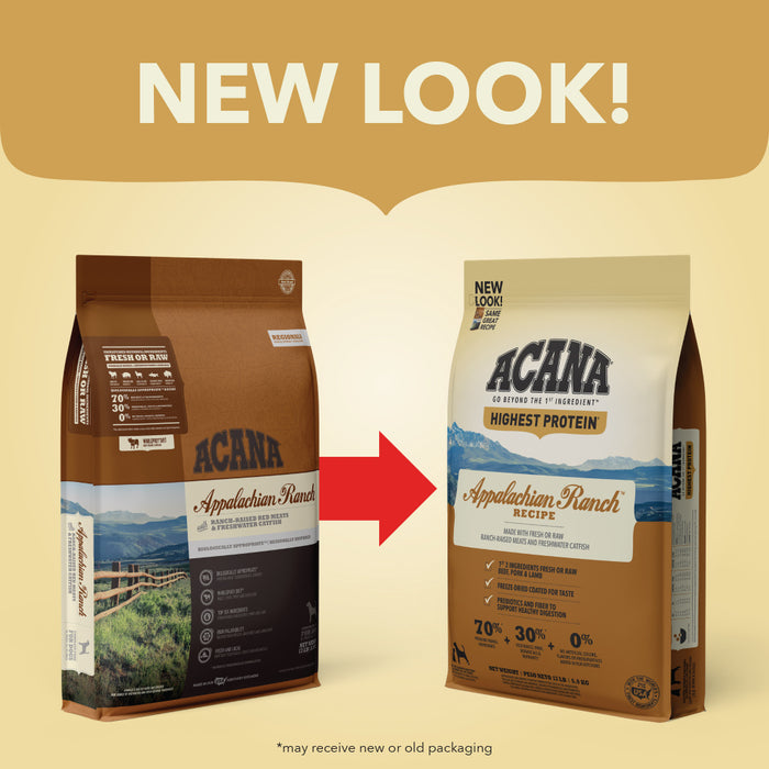 ACANA Highest Protein Appalachian Ranch Recipe Dry Dog Food