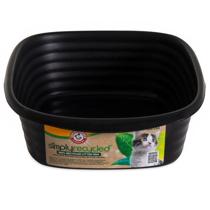 Arm & Hammer SimplyRecycled Wave Cat Litter Box