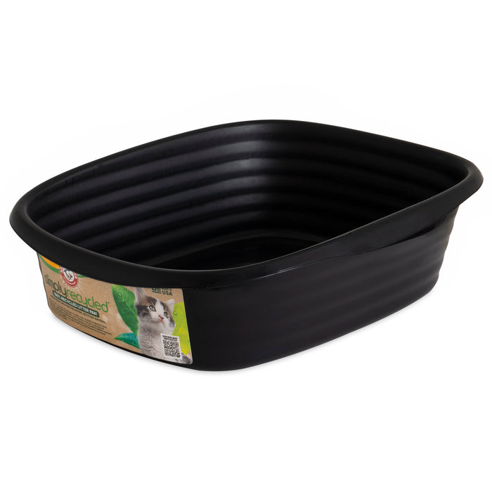 Arm & Hammer SimplyRecycled Wave Cat Litter Box