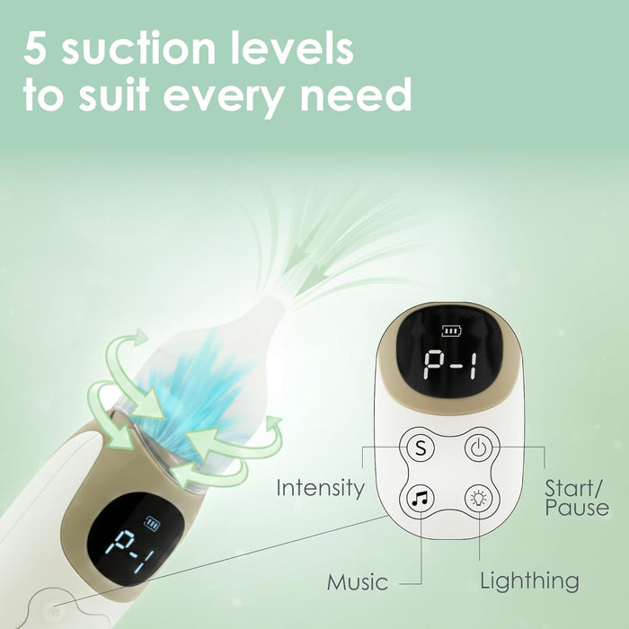 Bbluv Rino Pro Rechargeable Nasal Aspirator With Music (0m+)