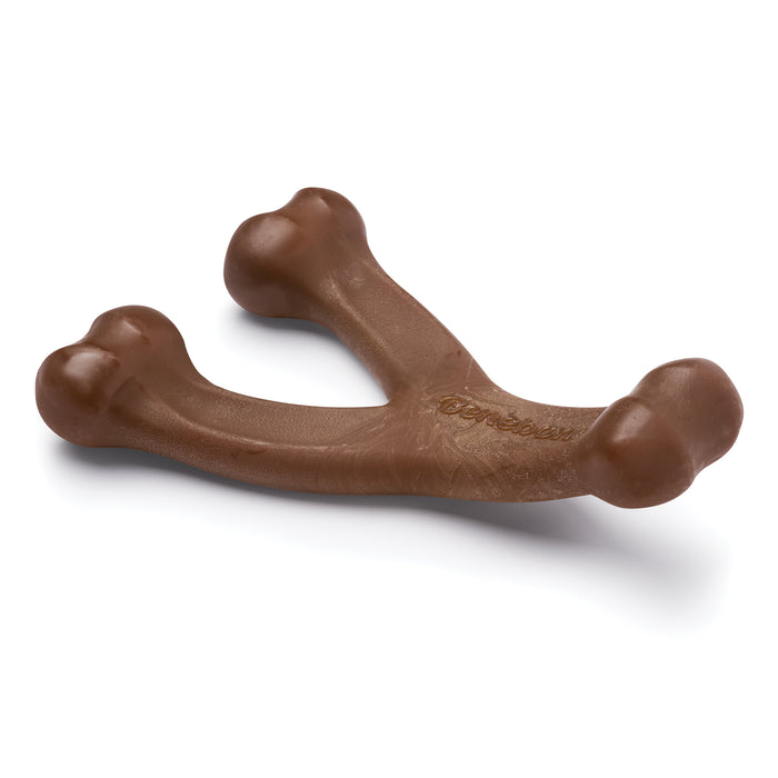 Benebone Wishbone  Durable Dog Chew Toy, Real Peanuts