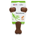 Benebone Wishbone  Durable Dog Chew Toy, Real Peanuts Large