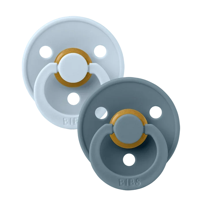 Bibs Anatomical Nipple Pacifier Colour - Pack of 2 (Size 2)