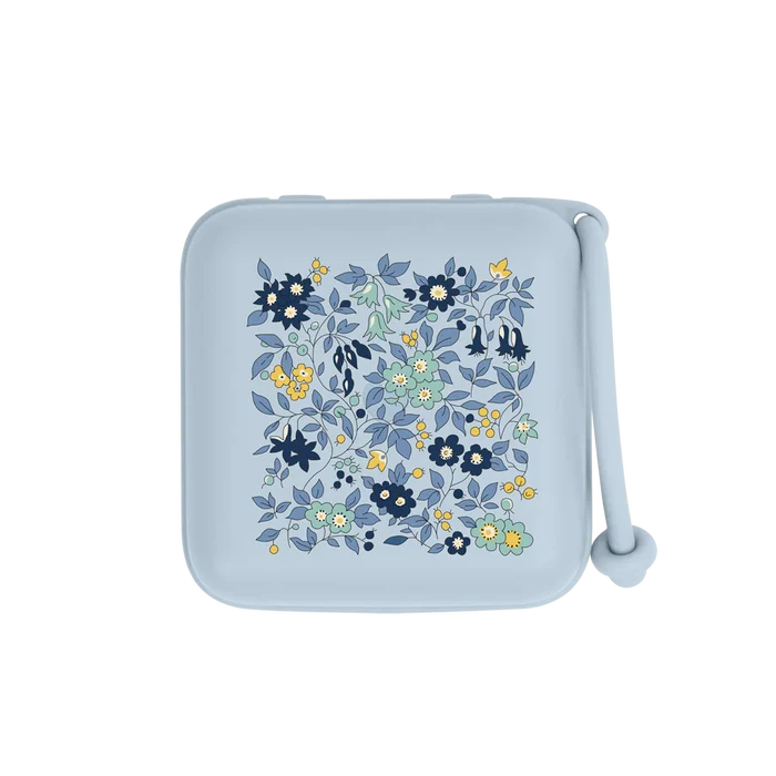 BIBS x Liberty Pacifier Box Chamomile Lawn Baby Blue