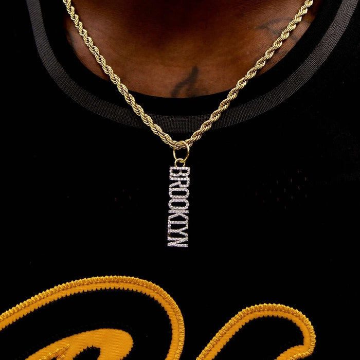Brooklyn Nets Wordmark Pendant