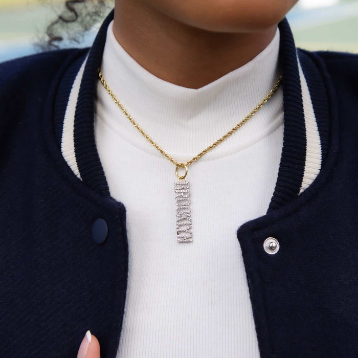 Brooklyn Nets Wordmark Pendant