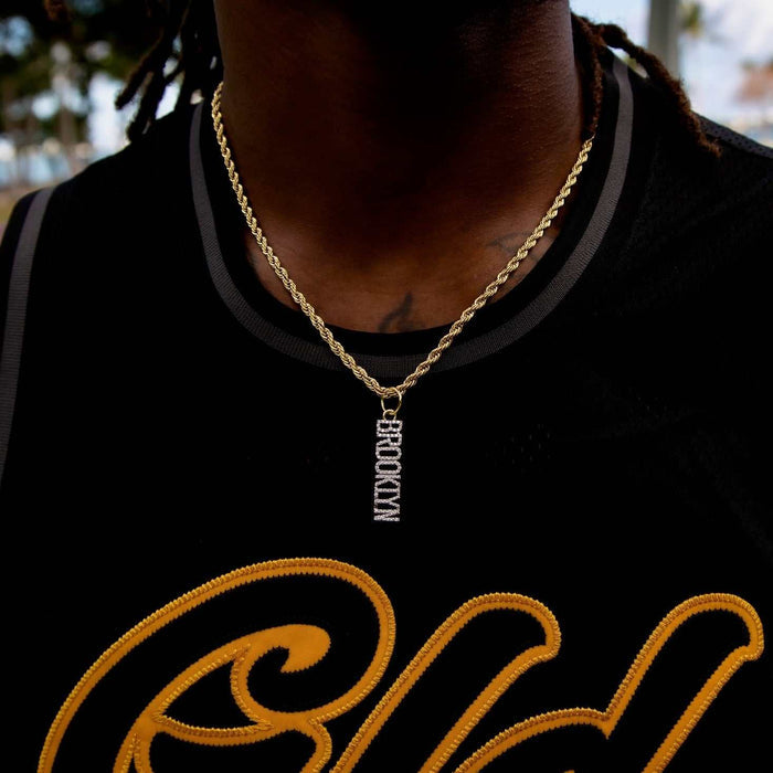 Brooklyn Nets Wordmark Pendant