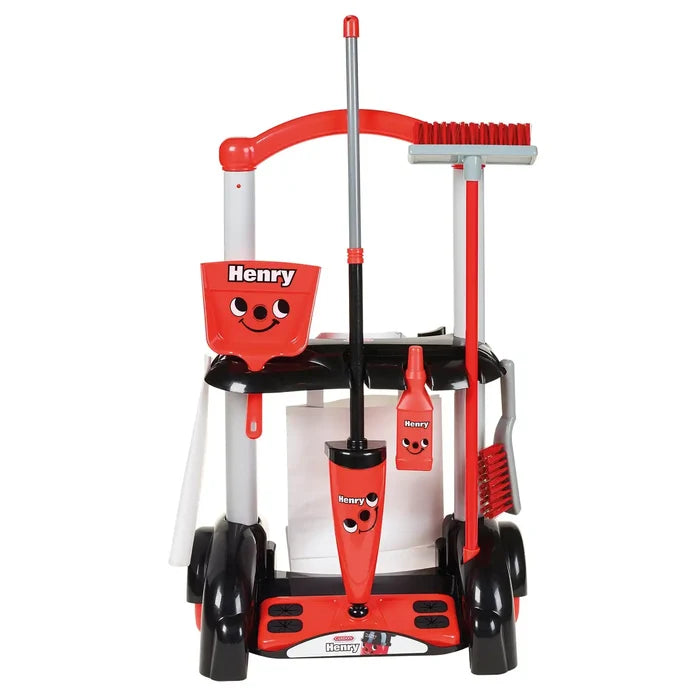 Casdon - Henry Cleaning Trolley Toy - Red