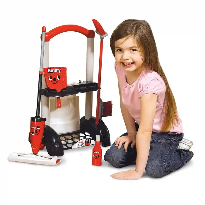 Casdon - Henry Cleaning Trolley Toy - Red
