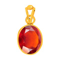 Certified Hessonite Gomed Panchdhatu Pendant 4.8cts or 5.25ratti