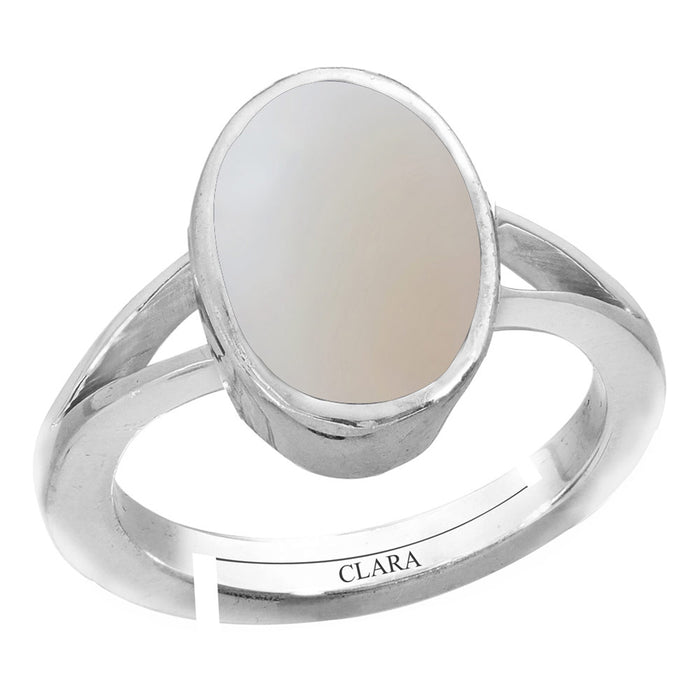Certified Opal 3.9cts or 4.25ratti 92.5 Sterling Silver Adjustable Ring