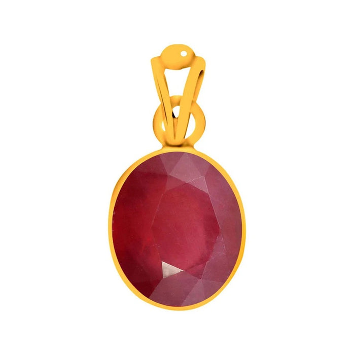 Certified Ruby Premium Manik Panchdhatu Pendant 7.5cts or 8.25ratti