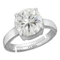 Certified Zircon 4.8cts or 5.25ratti 92.5 Sterling Silver Adjustable Ring