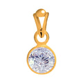 Certified Zircon Panchdhatu Pendant 8.3cts or 9.25ratti