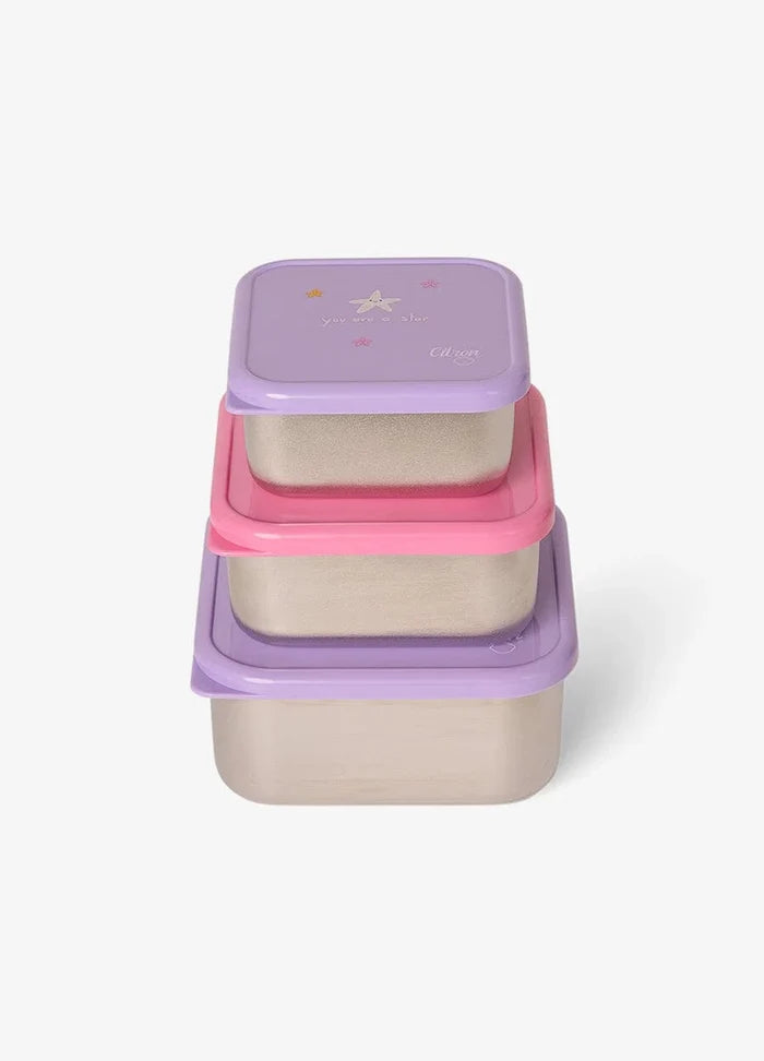 Citron Stainless Steel Stackable Lunchbox