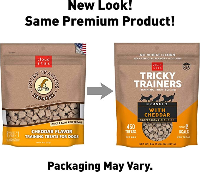 Cloud Star Tricky Trainers Soft & Chewy Cheddar Dog Treats