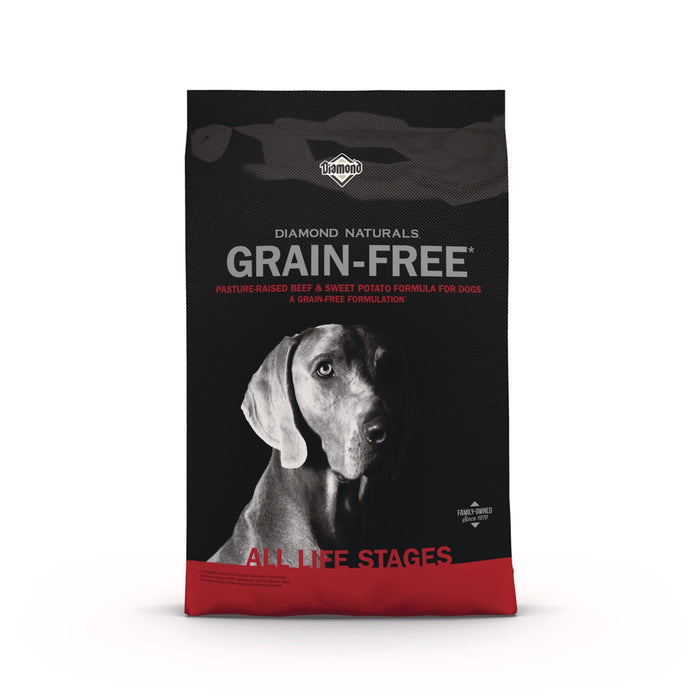 Diamond Naturals Grain-Free Pasture-Raised Beef & Sweet Potato Dry Dog Food Formula