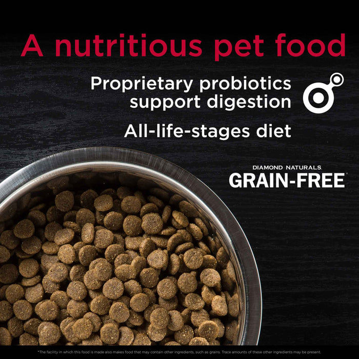 Diamond Naturals Grain-Free Pasture-Raised Beef & Sweet Potato Dry Dog Food Formula