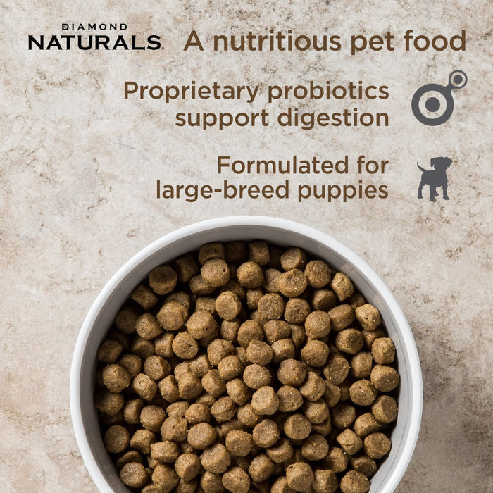 Diamond Naturals Large Breed Puppy Lamb & Rice Dry Dog Food Formula