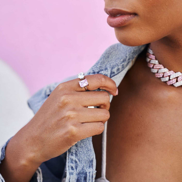 Double Stone Ring