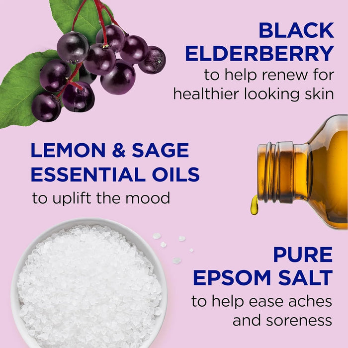 Dr. Teal's Black Elderberry Body Wash (710ml)