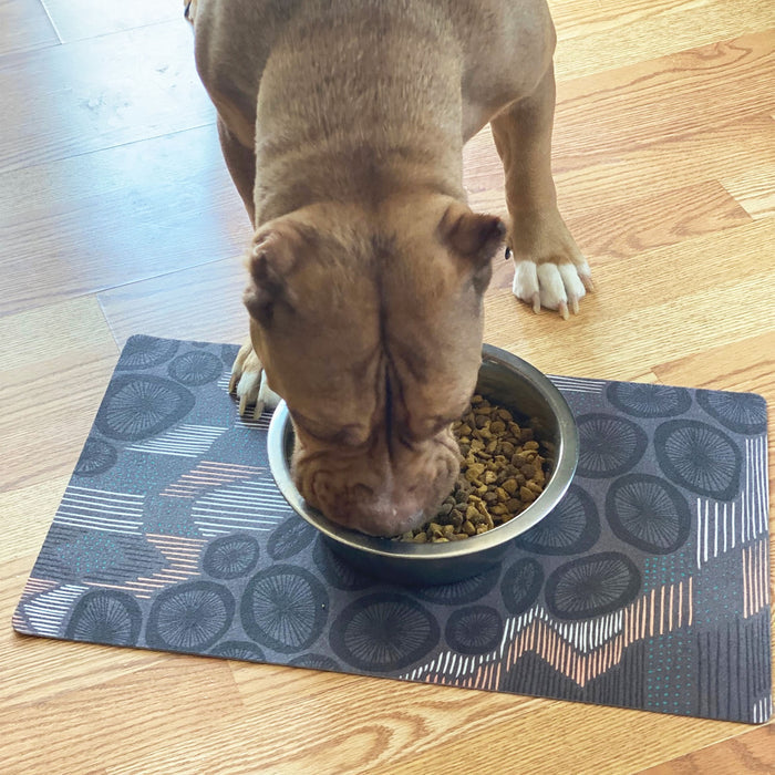 Drymate Pet Placemat, Gray