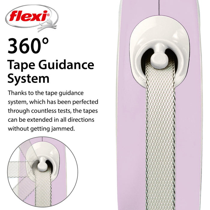 Flexi Comfort 16ft Tape Dog Leash in Rose Medium up to 55lbs