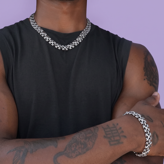 Fortunata Link Chain + Bracelet Bundle
