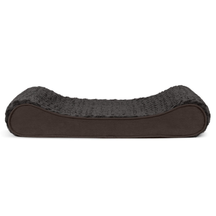 FurHaven Ultra Plush Luxe Lounger Orthopedic Dog Bed - Medium, Chocolate