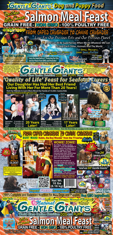 Gentle Giants Non-GMO Grain Free Salmon Dog & Puppy Food