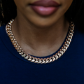 GLD Signature Cuban in Rose Gold - 12mm