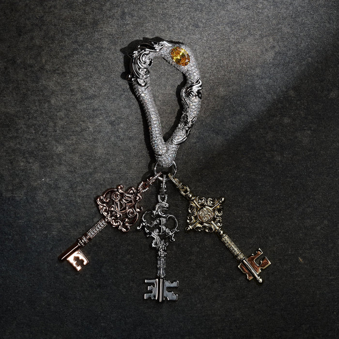 GLD X Bloody Osiris Iced Key Clip On in Rose Gold