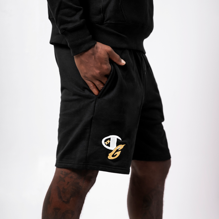 GLD X Champion Powerblend® Fleece Shorts