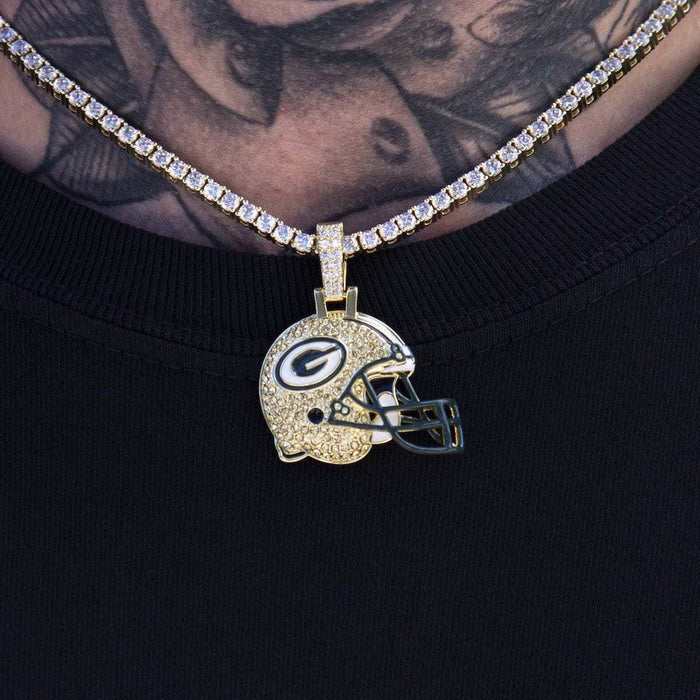 Green Bay Packers Helmet Pendant - The GLD Shop