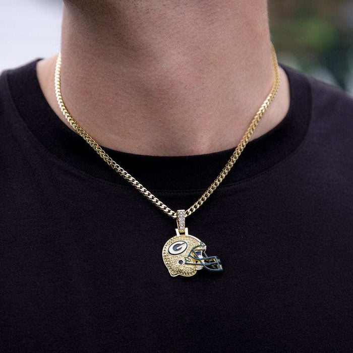 Green Bay Packers Helmet Pendant - The GLD Shop