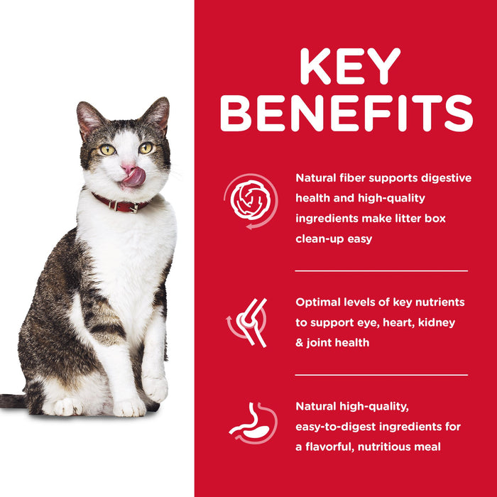 Hill's Science Diet Indoor Senior 11+ Dry Cat Food, Chicken Recipe