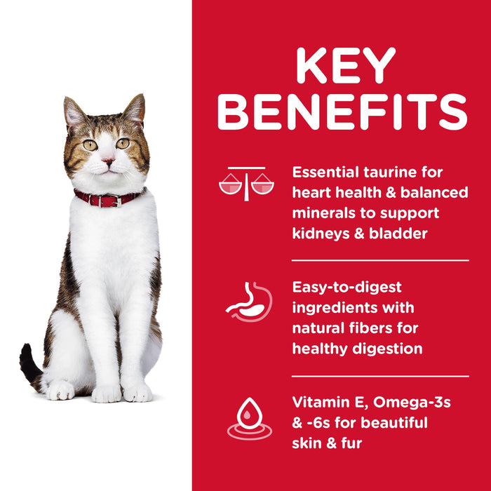 Hill's Science Diet Senior 7+ Dry Cat Food, Chicken Recipe