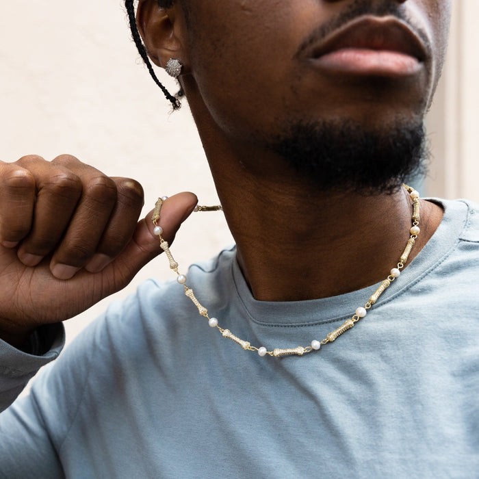 Iced Bone Link Chain