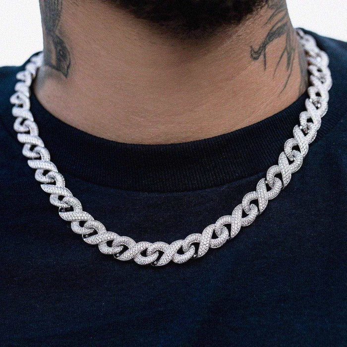 Infinity Chain in White Gold - The GLD Shop