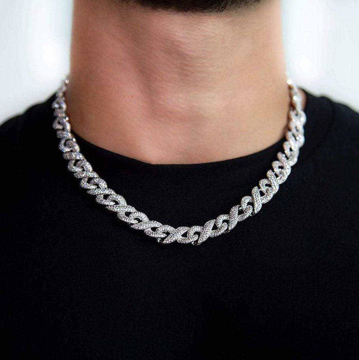 Infinity Chain in White Gold - The GLD Shop
