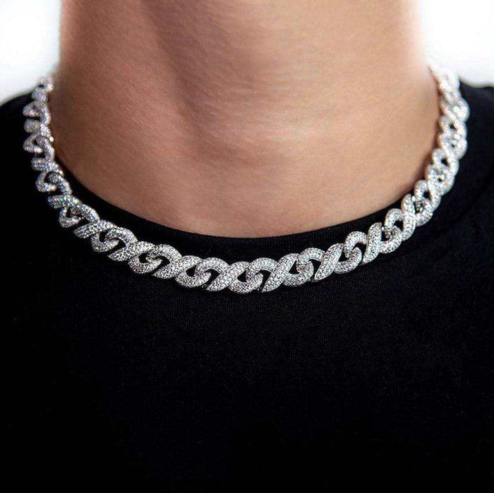 Infinity Chain in White Gold - The GLD Shop