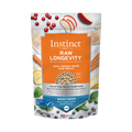Instinct Raw Longevity Adult Freeze Dried Pollock Bites Dog Food, 9.5 oz. Bag
