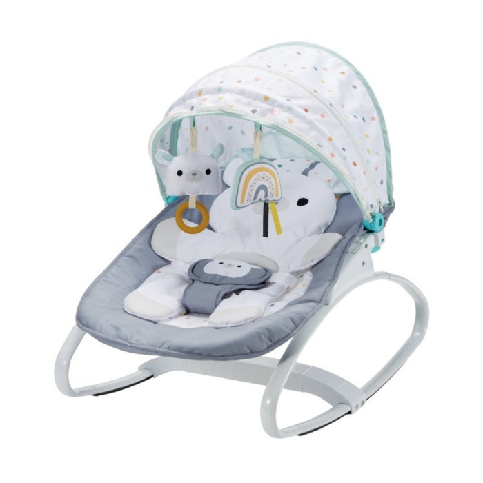 Konig Kids Baby Rocker Bouncer with Canopy (Bear)