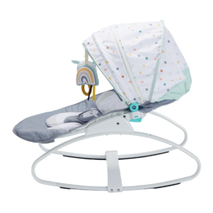 Konig Kids Baby Rocker Bouncer with Canopy (Bear)