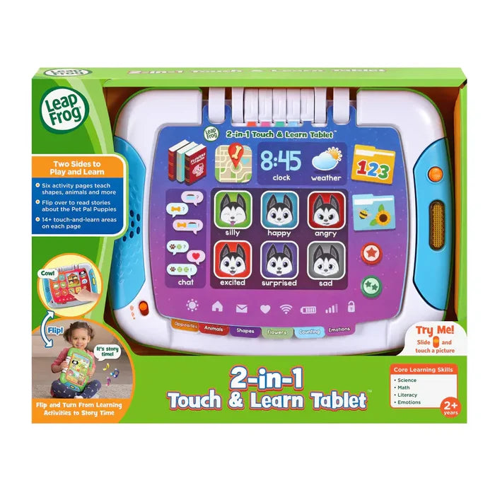 LeapFrog 2 In 1 Touch & Learn Tablet (Bilingual English & Arabic)