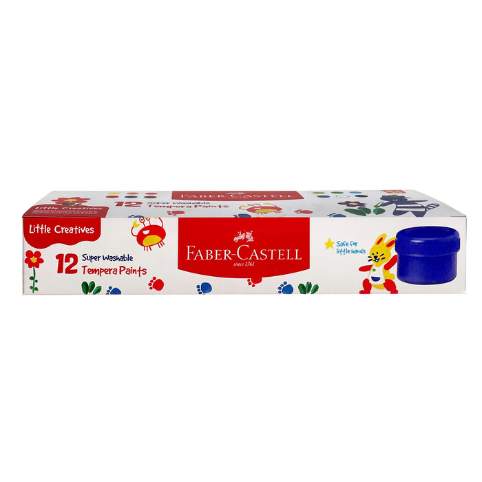 Little Creatives 12 Super Washable Tempera Paints - #FC144112