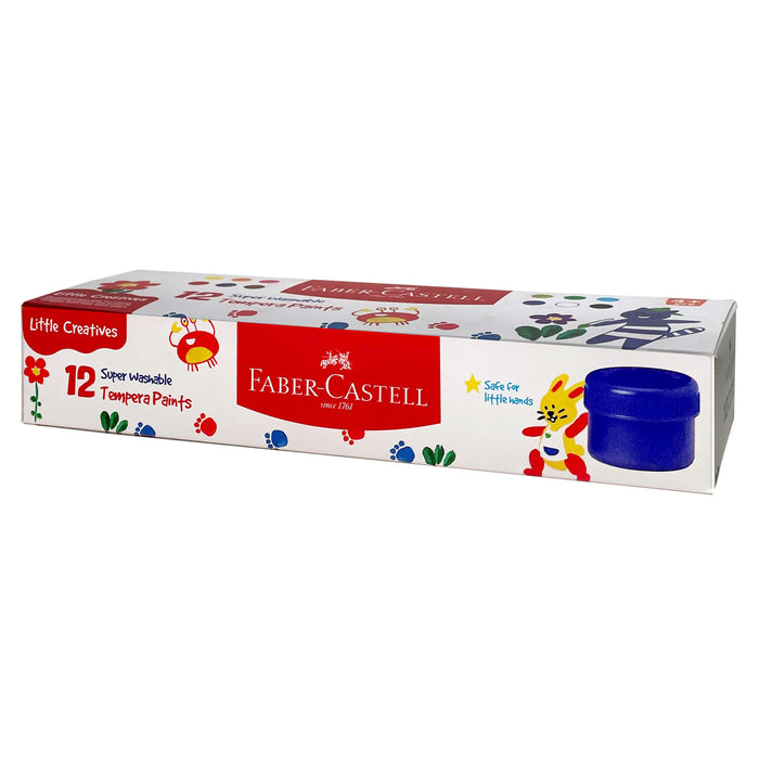 Little Creatives 12 Super Washable Tempera Paints - #FC144112