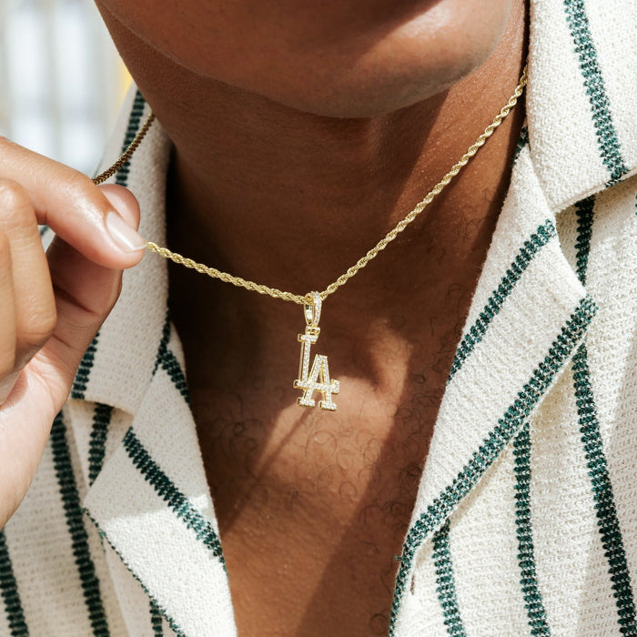 Los Angeles Dodgers Official MLB Micro Logo Pendant