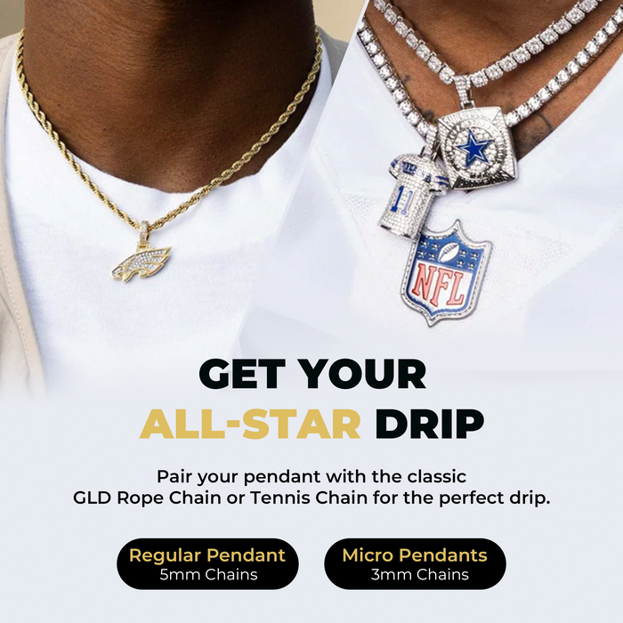 Los Angeles Rams Official NFL Helmet Pendant